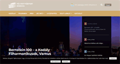 Desktop Screenshot of kolcseykozpont.hu